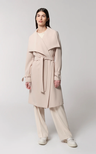 knee length relaxed fit trench coat-Olivia-mi