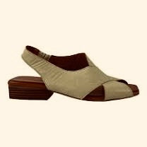 low heel slingback soft leather sandal-Xena-si