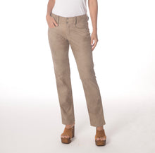 straight leg leather look pant - 1007A
