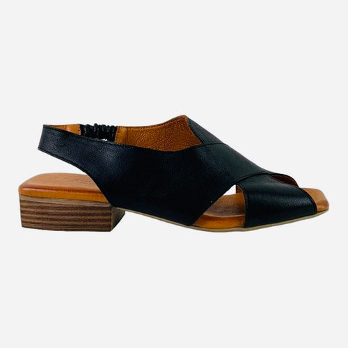 low heel sandal-Xena-bl