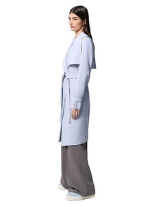 knee length relaxed fit trench coat-Olivia-br