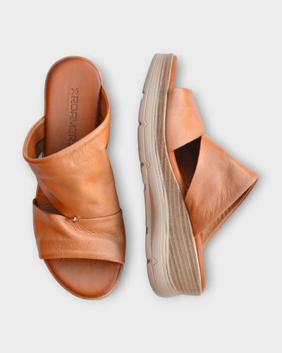 open toe cross front soft leather sandal-Enid-co