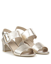 Mid heel  leather sandal-28306-42