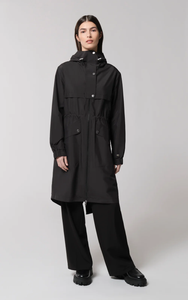 hooded raincoat-Selene-bl