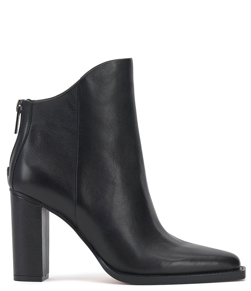 high heel ankle boot zip back-Lehoea