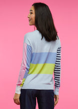 diagonal stripe sweater-ZP6433U