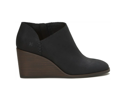 suede bootie wedge heel-zemlin