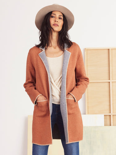 cool nights knit jacket-F231134