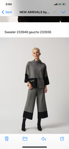colour blocked funnel collar top-233935