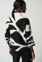 jacquard print in a bold zebra pattern-233905