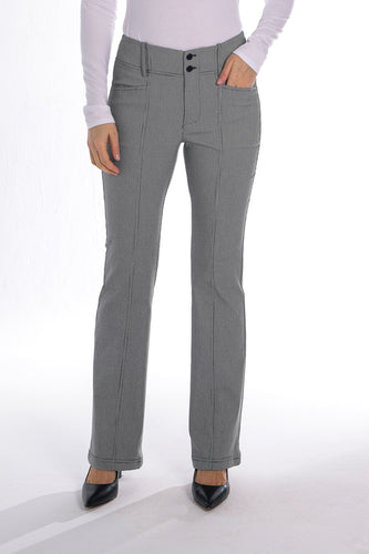twill seamed flare trouser-615