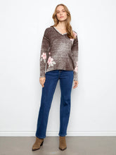 long slv drop shoulder vneck-610-c2907r-626b-coff