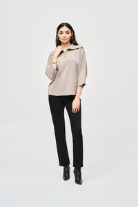 Zip top cape sweater -  243954