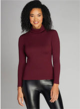 seamless rib l/s turtle nk top-CERT1208