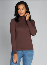 seamless rib l/s turtle nk top-CERT1208