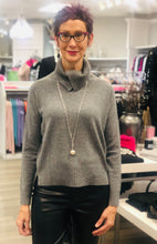 Cashmere split turtleneck-CKH922Ci