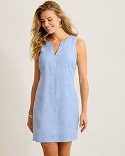 split nk linen shift dress-sw622413