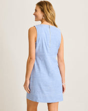 split nk linen shift dress-sw622413