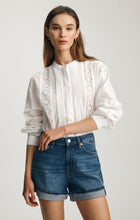 heidi cuffed mid brush denim -M1411212-A1488