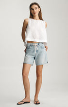 nella shorted bleach linen denim -M1417215-A1362-A1487