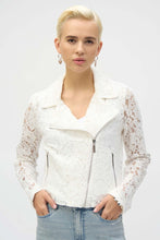 Lace zip moto jacket-252920