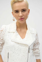 Lace zip moto jacket-252920