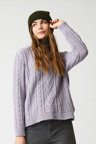 jennifer roll crew neck sweater-85142