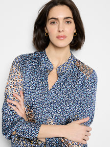 monogram silky top blouse-F251600