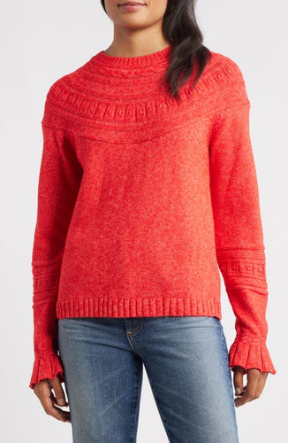 cozy cotton cable sweater-F251130-sca