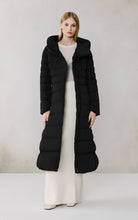 A-Line slim-fit coat-Judy-L