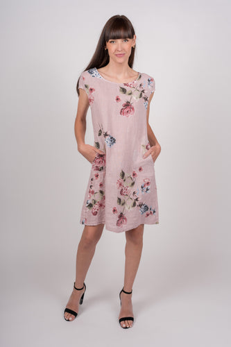 Aline floral dress-19-7159
