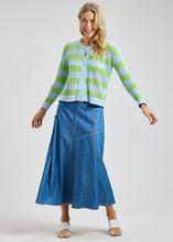 pointelle zip cardi-ZP8418U