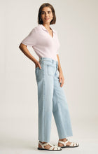 cropped wide leg stretch denim-C5660R-ind