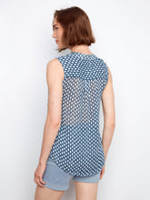cotton gauze slveless blouse-C4606dr-min