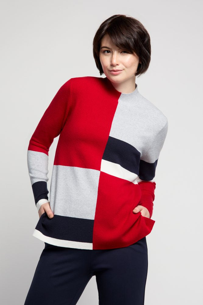 mock neck sweater-7030-207