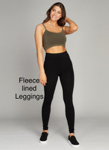 bamboo fleece lined leggings - CEBPF1009