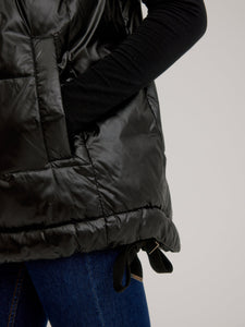 Quilted hi/lo quilted best with Sherpa lined hood -K534CRO-213