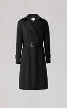 Long trench coat - Becky-L-blk