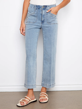 cropped wide leg stretch denim-C5660R-blu