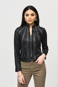 jacket blk/silver print-243972