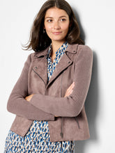 mixed media moto jacket-F251102