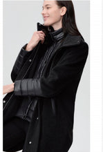 faux wool coat with puffer fooler-9000-602