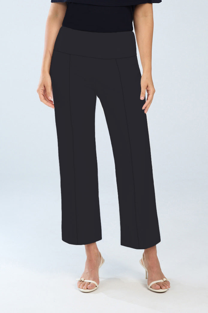 slip on wide leg knit gaucho pant -361C-blk – LifeStylesWW