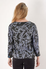 scribble print reversible vnec-TT13037
