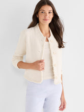 fringe knit bomber jacket-s261167