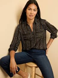 painted stripe shirt-F251621