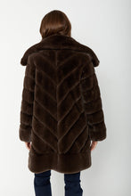 Reversible faux fur coat -243904