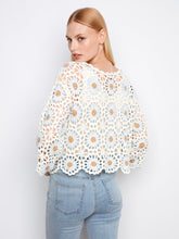 flower crochet sweater -C2941