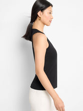 v-neck tank top-NZTM252088-blk
