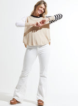 spots & stripes sweater-ZP7414U